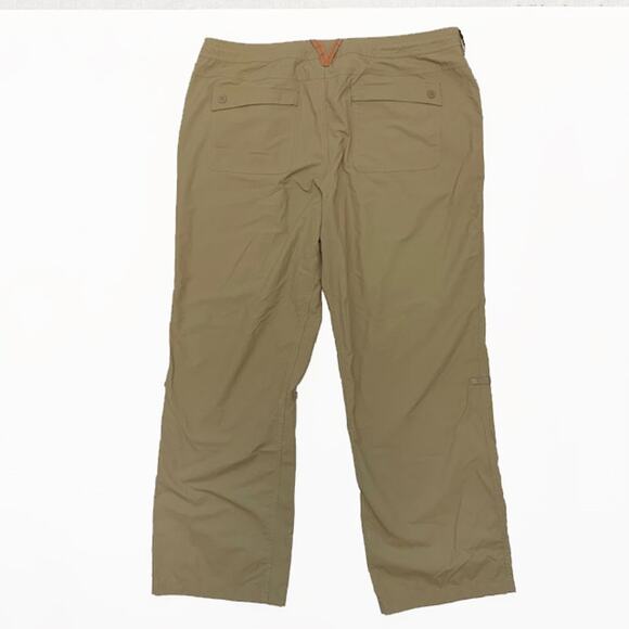 NORTH FACE Womens Convertible Roll Up Leg Khaki Hiking Outdoor Pants | 16 - Picture 2 of 6